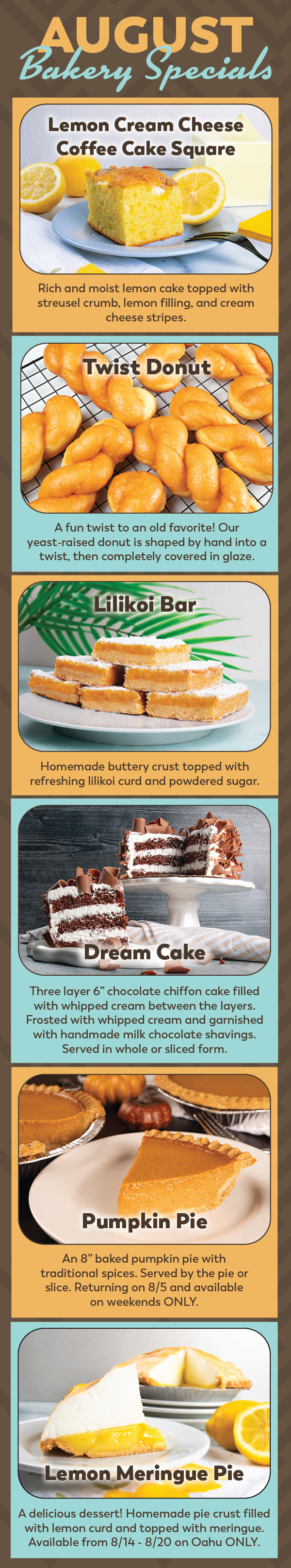 August 2023 Daily Specials Zippy's